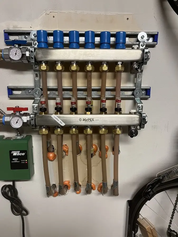 Plumber performing Leak Detection at a residential property in Sandy Springs